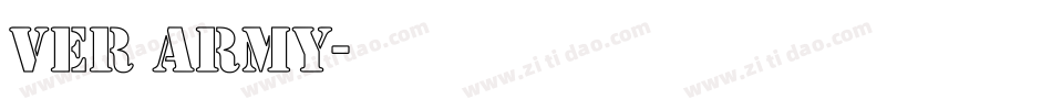 Ver Army字体转换
